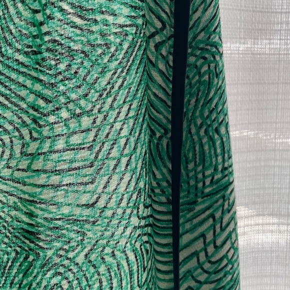 Cynthia Steffe Green and Black Boho Dress nwt - Picture 12 of 16